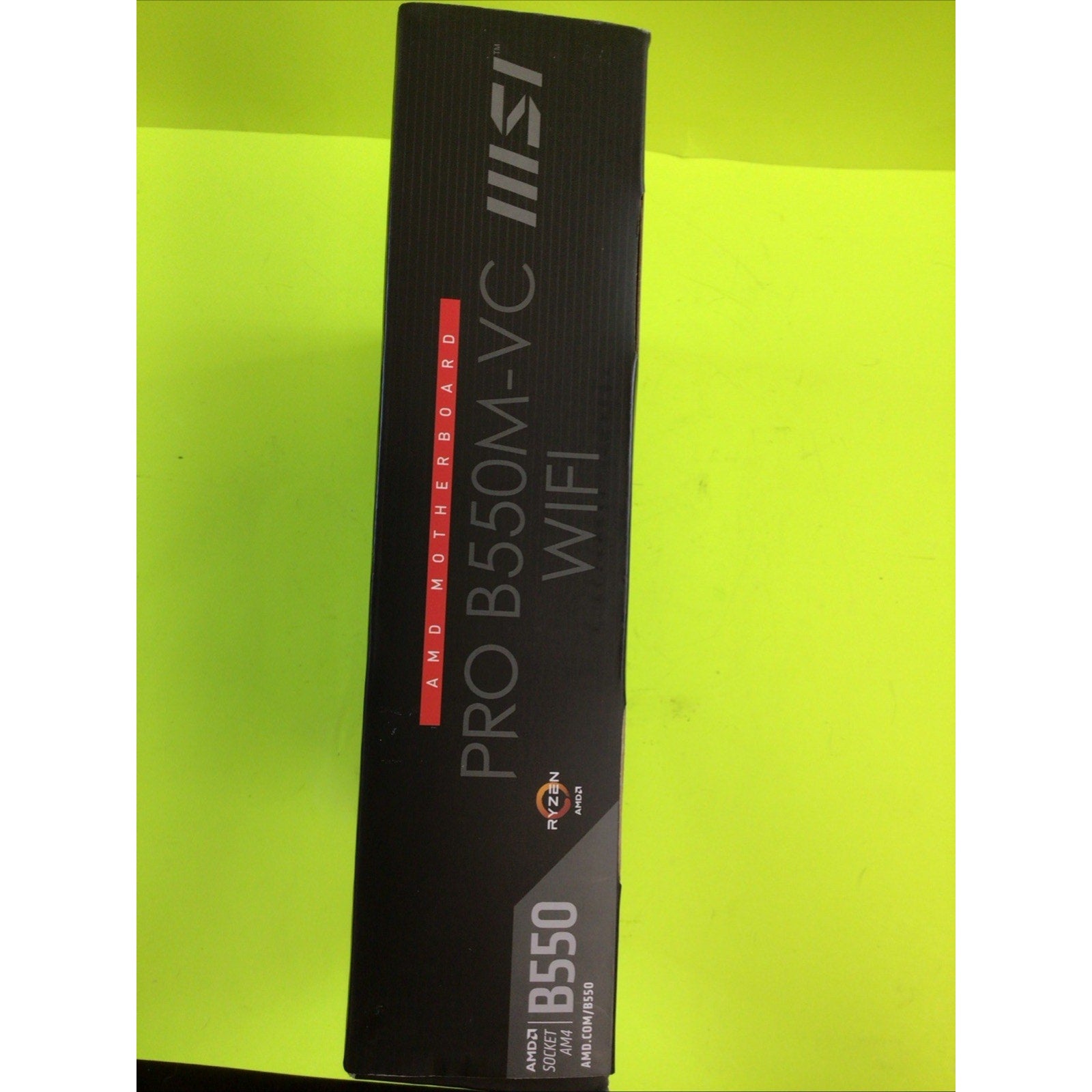 MSI Pro B550M-VC WIFI BOX ONLY