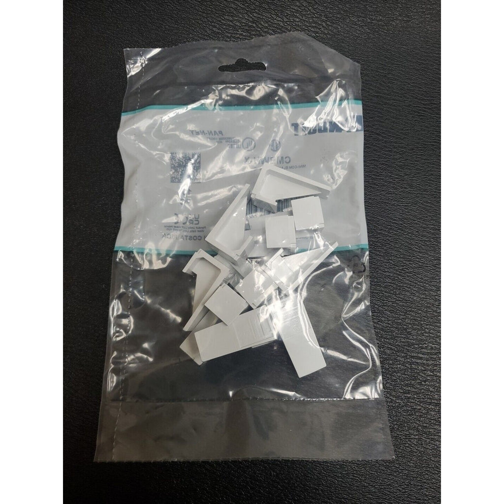 Panduit CMBWH-X Mini-Com Blank Module, 10-Pack, (White)