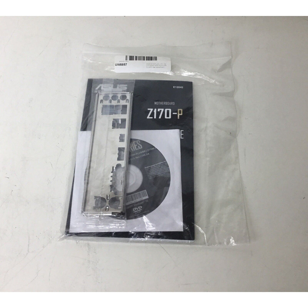 ASUS Z170-P Intel Motherboard User Guide w/ CD and I/O Shield