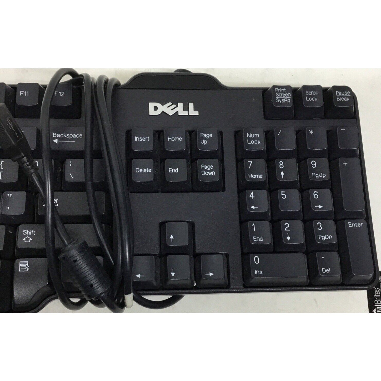 Dell 0J4628 USB Wired QWERTY US keyboard Black SK-8115 J4628