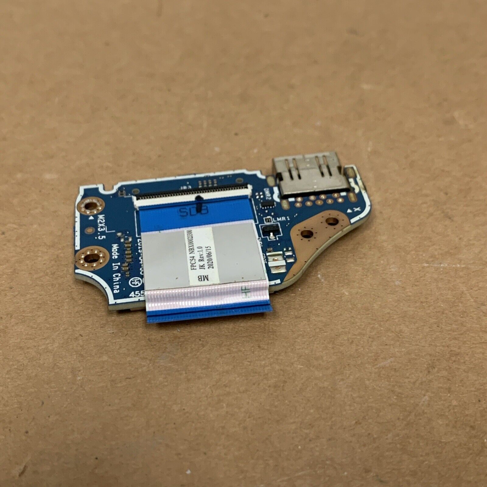 HP Omen 15-DH 15-DH1060NR Genuine Laptop USB Card Reader Board w/ Cable LS-H482P