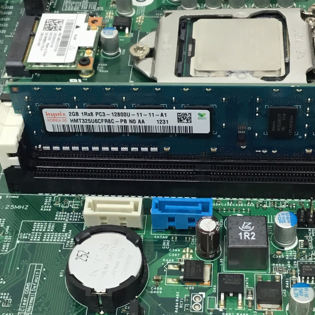 Dell Vostro 270s Motherboard 0478VN LGA1155 DDR3 W/Celeron G465, 2GB Ram & IO