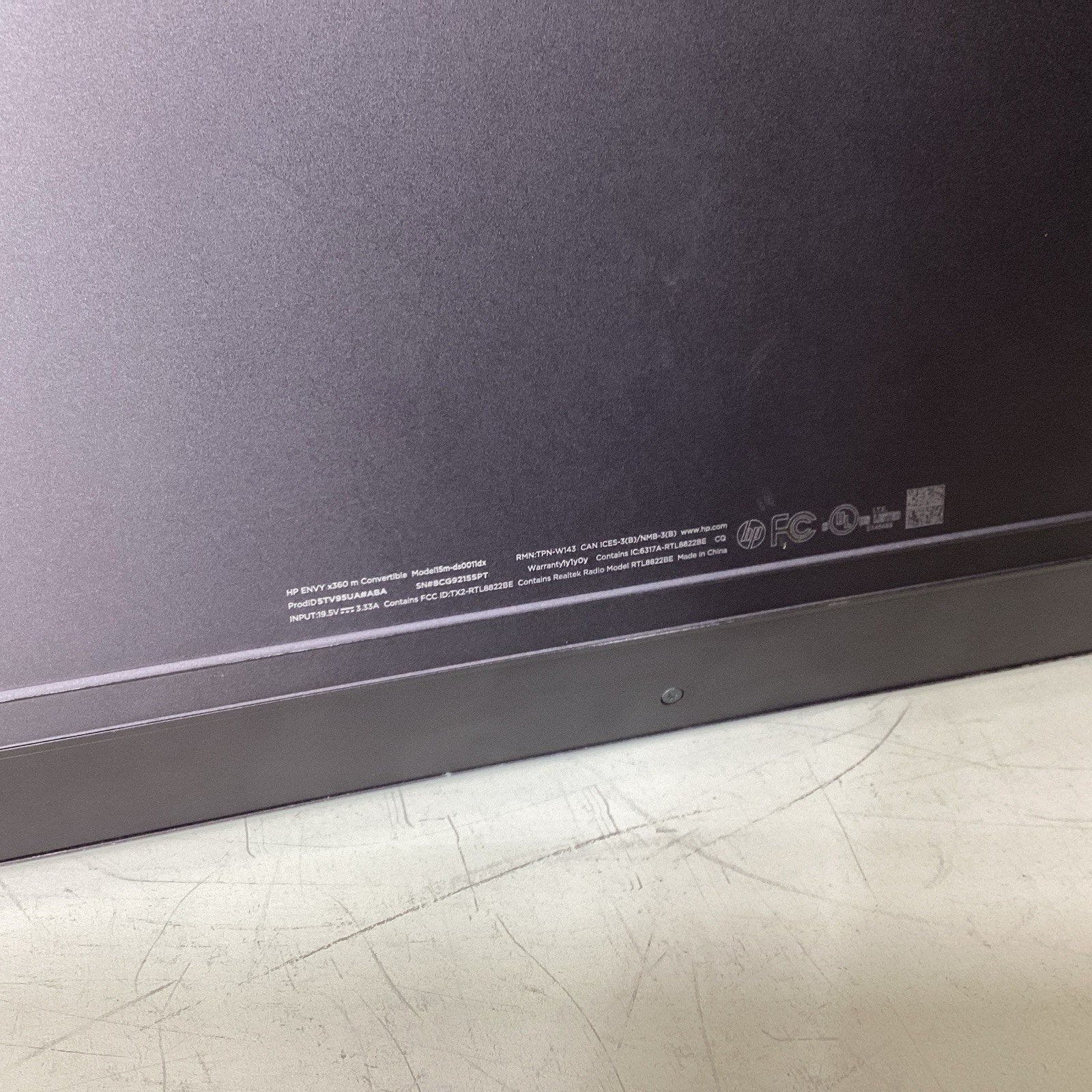 HP Envy x360 15m-ds0011dx 15.6" AMD Ryzen 5 3500U 8GB RAM 256GB NVME SSD Win 11