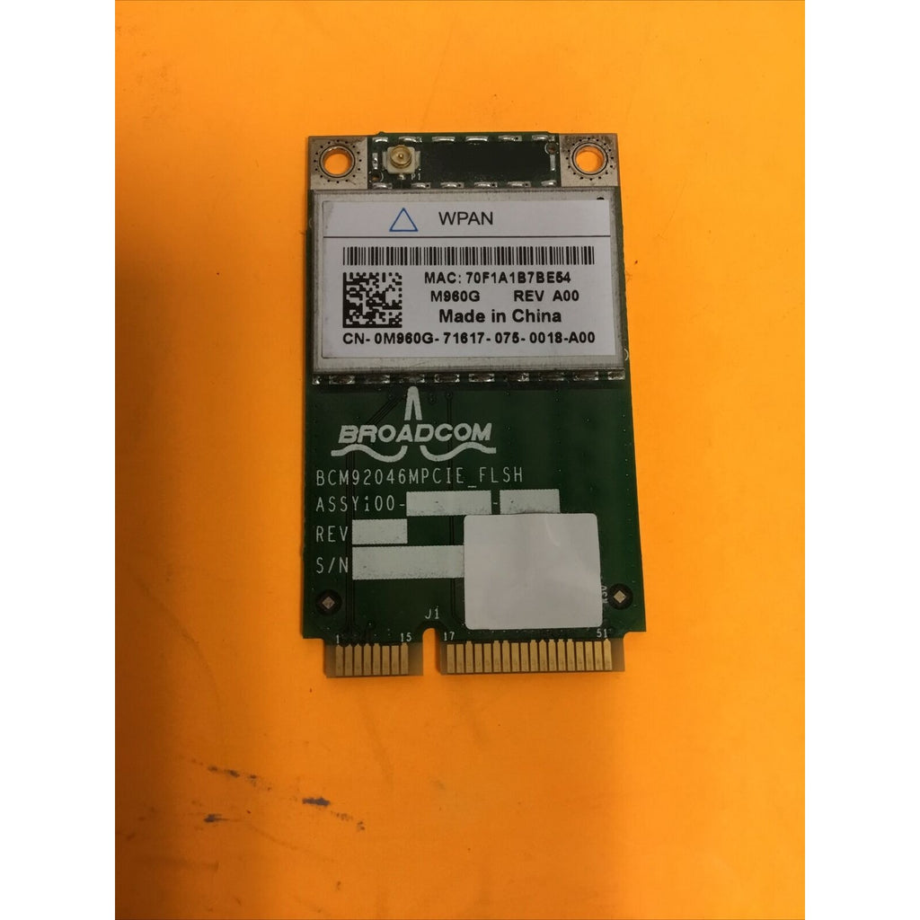 Dell Mini Wireless Bluetooth Card BCM92046MPCIE_FLSH 0M960G