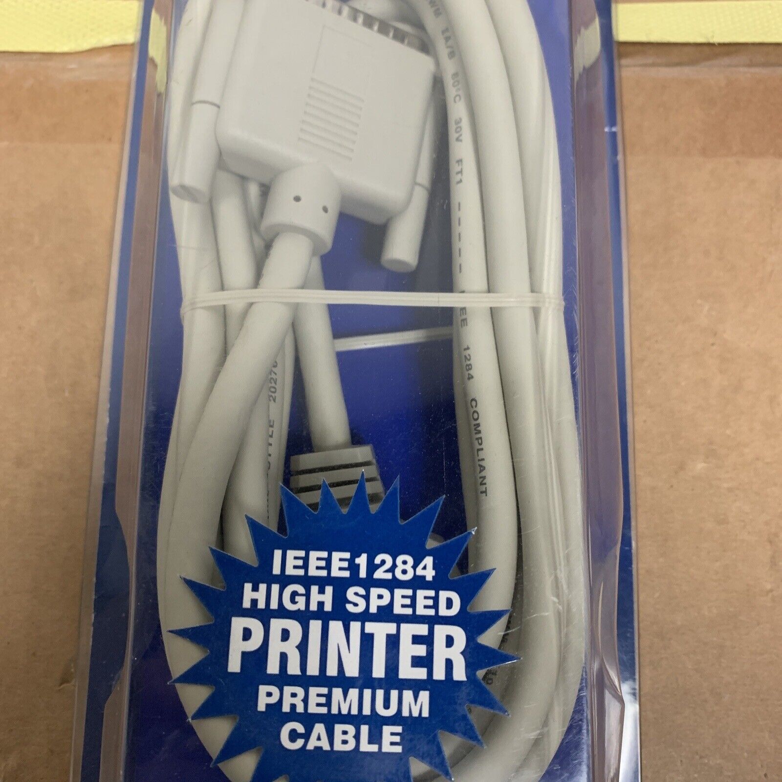 QVS 10ft Premium Parallel IEEE1284 Bi-directional Parallel Printer Cable