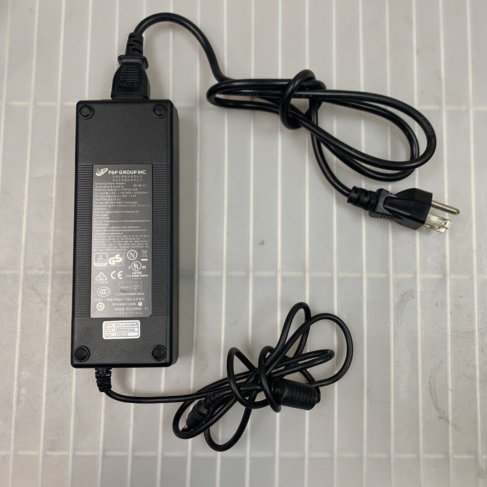 FSP FSP120-AFA AC Power Supply Adapter - 120W / 48V / 2.5A 9NA1201605