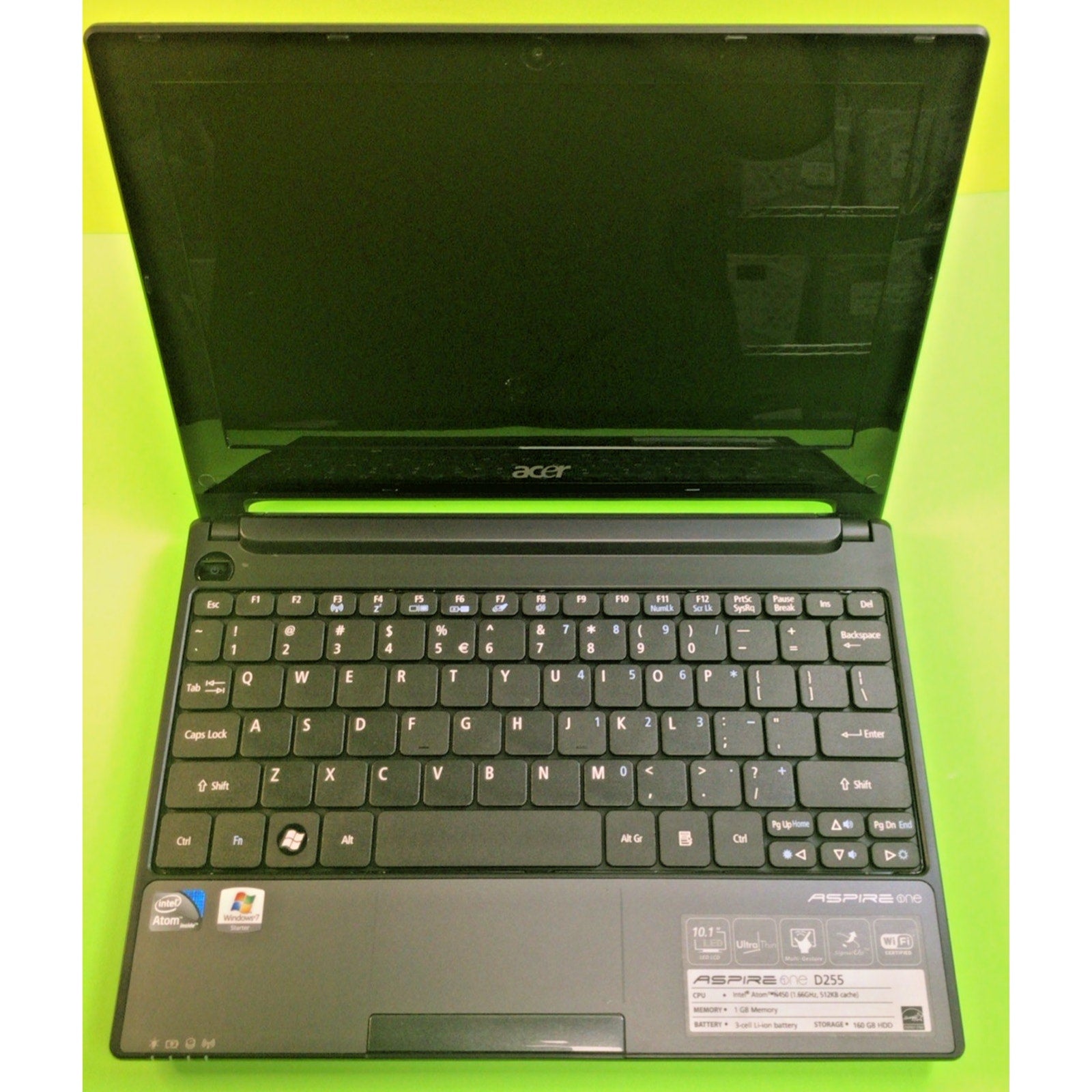 Acer Aspire One D255 NetBook FOR PARTS or REPAIR