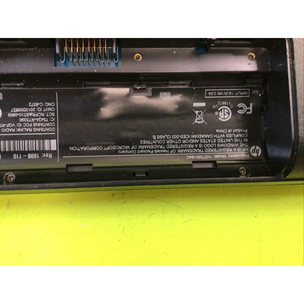 HP PAVILION G6-1B60US AMD A4 3300M APU 8GB RAM NO HDD NO OS