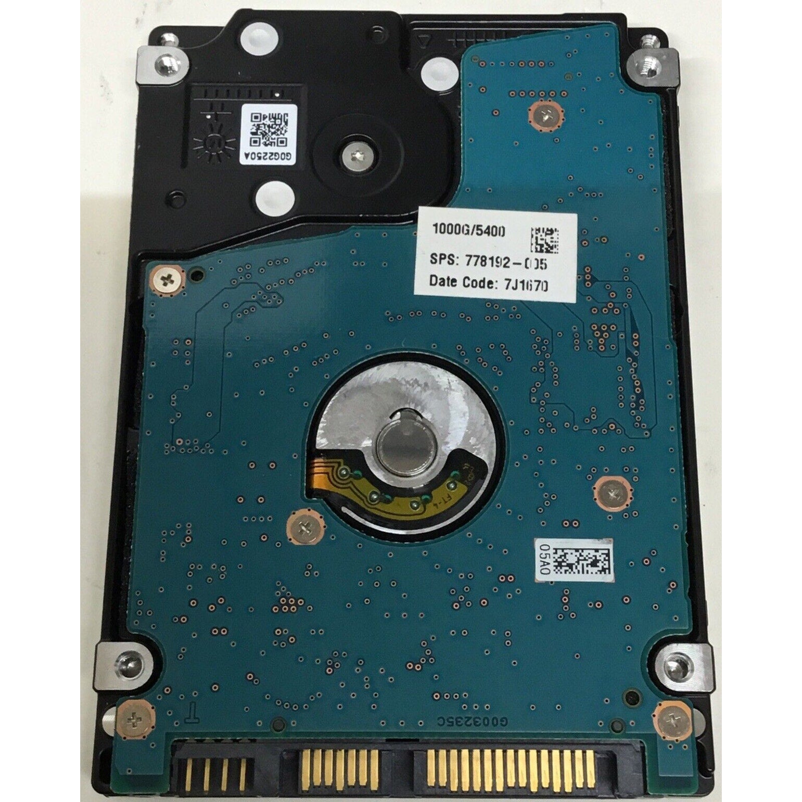 HP - 1TB 5.4K RPM SATA 9.5mm 2.5" Internal Hard Drive MQ01ABD100 677019-003