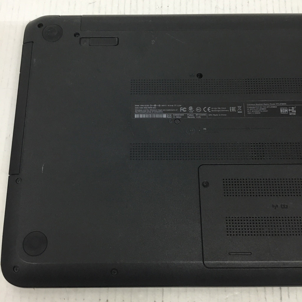 HP 15-F222WM Windows 10 Home 15.6 Inch Intel Pentium N3710 4GB DDR3 Touchscreen