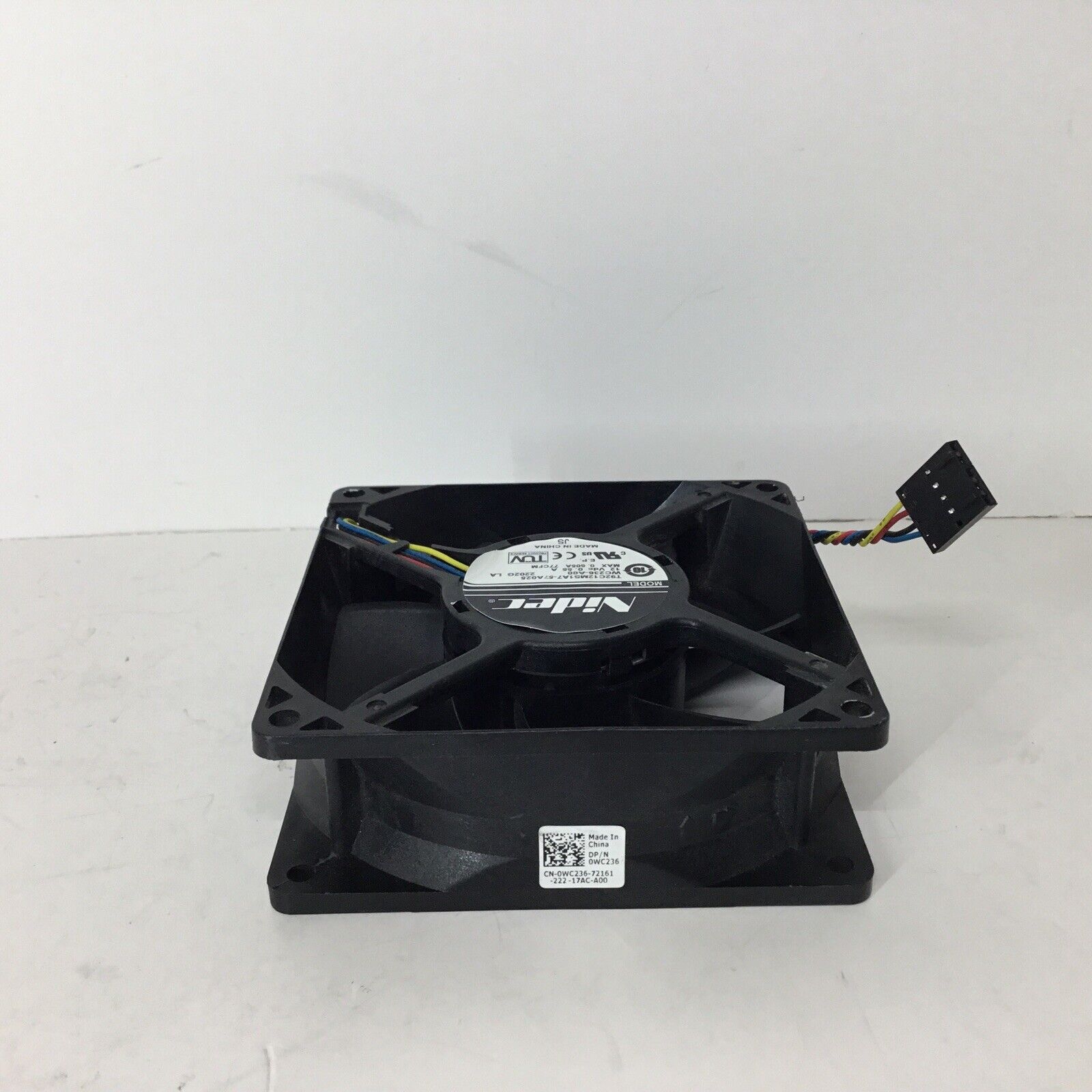 Nidec Computer Cooling Case Fan T92C12MS1A7-57A025 0WC236 WC236