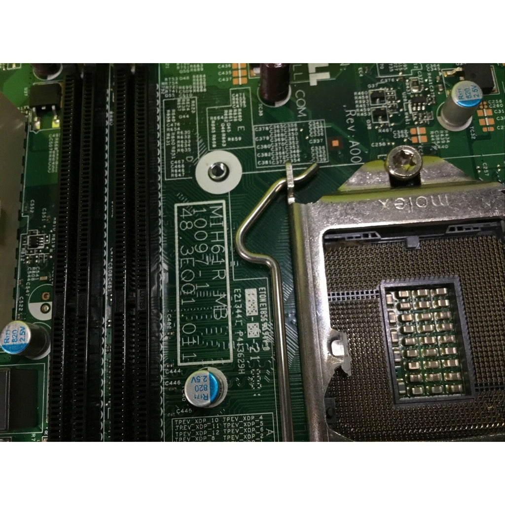 Lot of 2x MIH61R MB 10097-1 MicroATX uATX Motherboard FOR PARTS or REPAIR