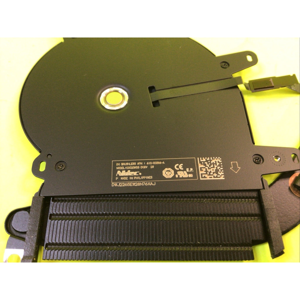 Apple MacBook Pro 13" A2338 2020 CPU Heat Sink and Fan