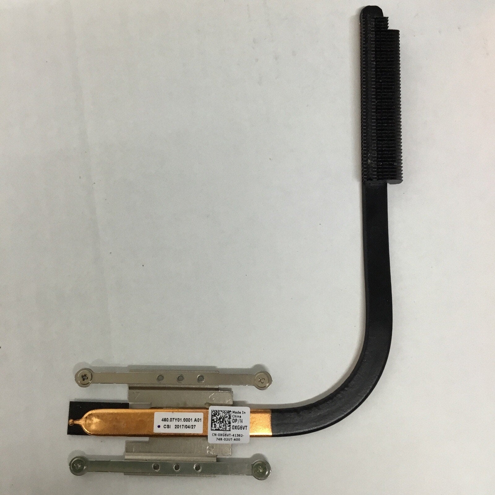 Dell Inspiron 15 5568 5578 7569 7579 Cooling Heatsink XG6VT 0XG6VT CN-0XG6VT