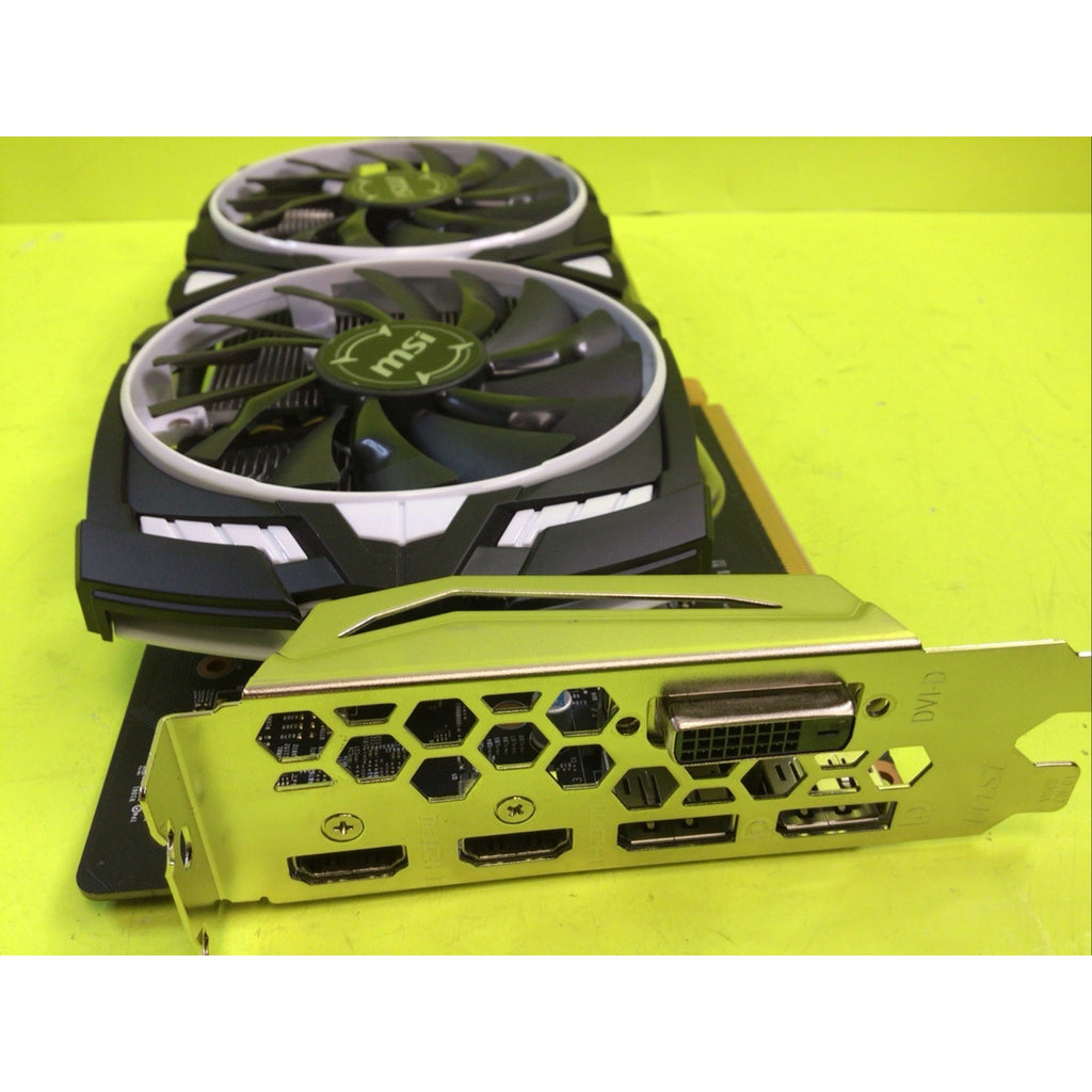 MSI GeForce GTX 1060 Armor OC - 6GB GDDR5 Legacy Gaming Video Graphics Card