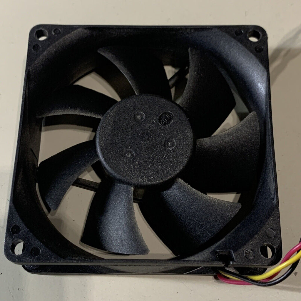 HEC D80SL-12 80mm 3pin Sleeve Bearing Desktop Fan-DC 12V Case Fan with Long Cord