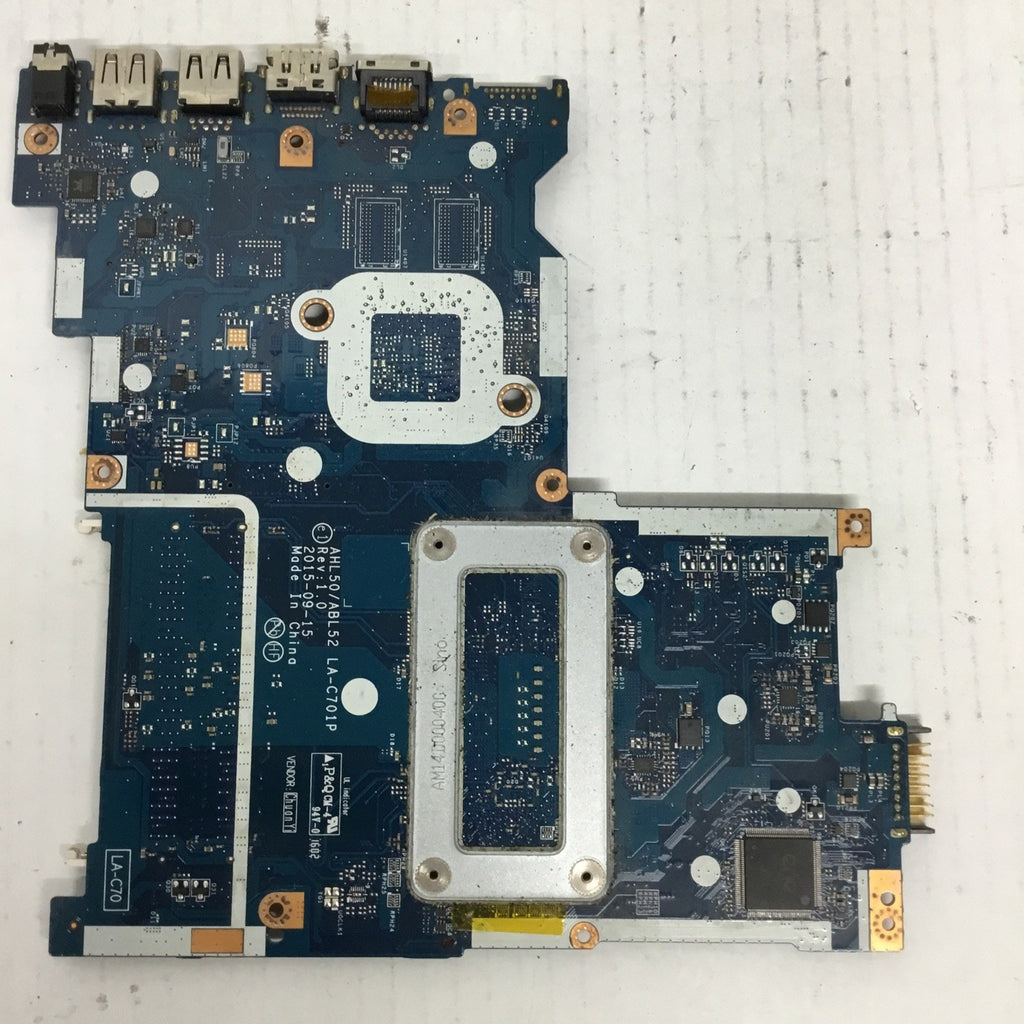 For parts 825034-501 LA-C701P HP MOTHERBOARD INTEL I3-5020U 15-AC AS IS