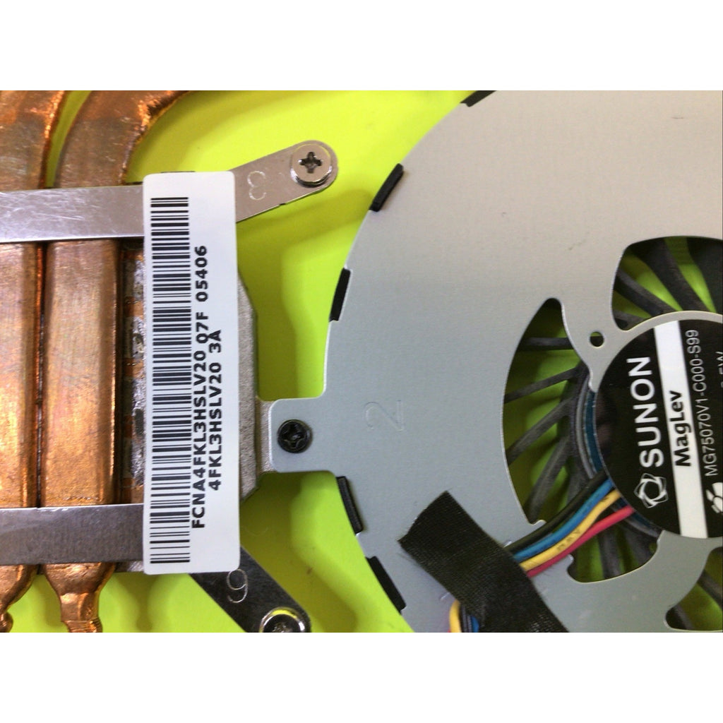 Lenovo Ideapad Y560 CPU Cooling Fan with Heat Sink FCNA4FKL3HSLV20
