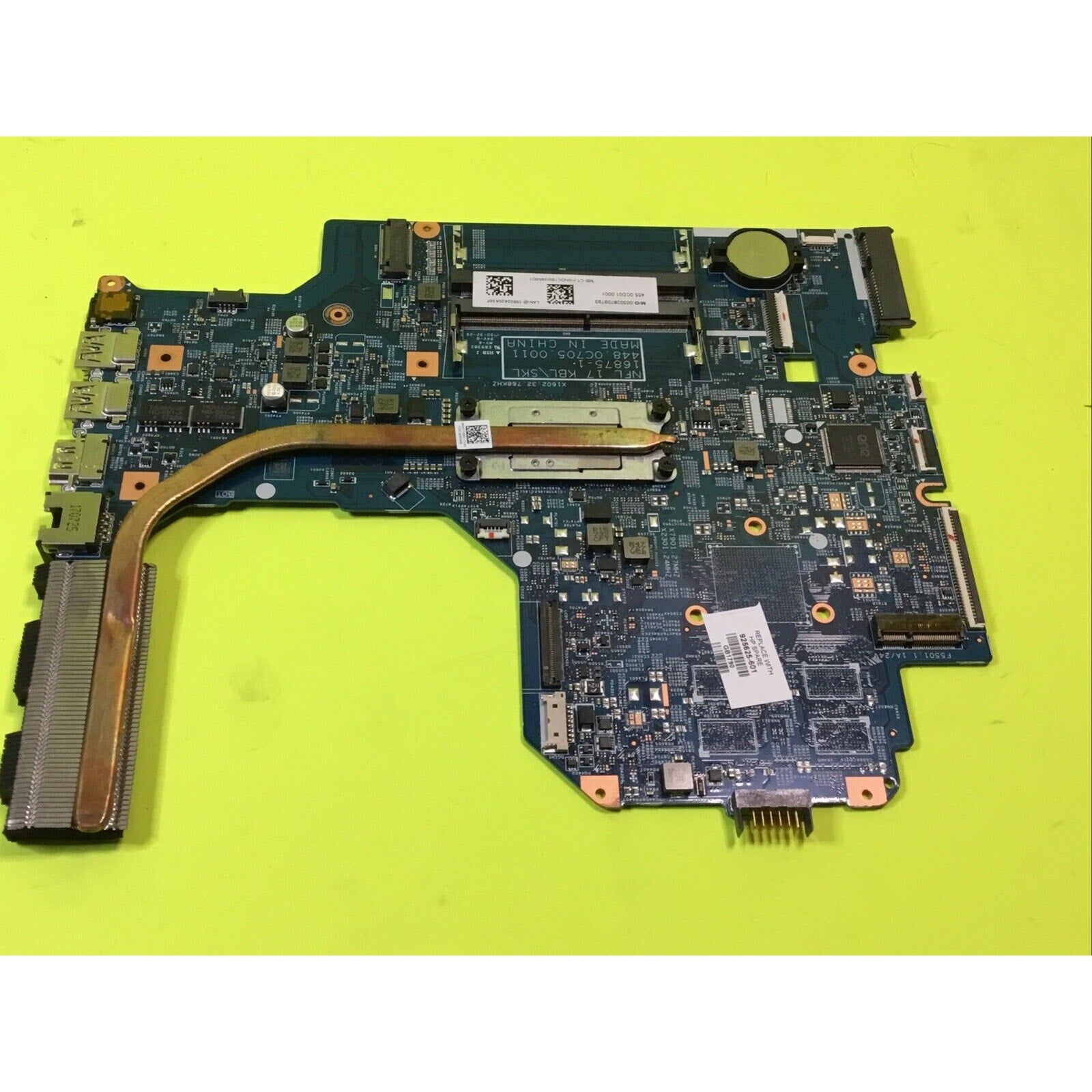 HP Intel Core i3-7100U Motherboard 925625-601