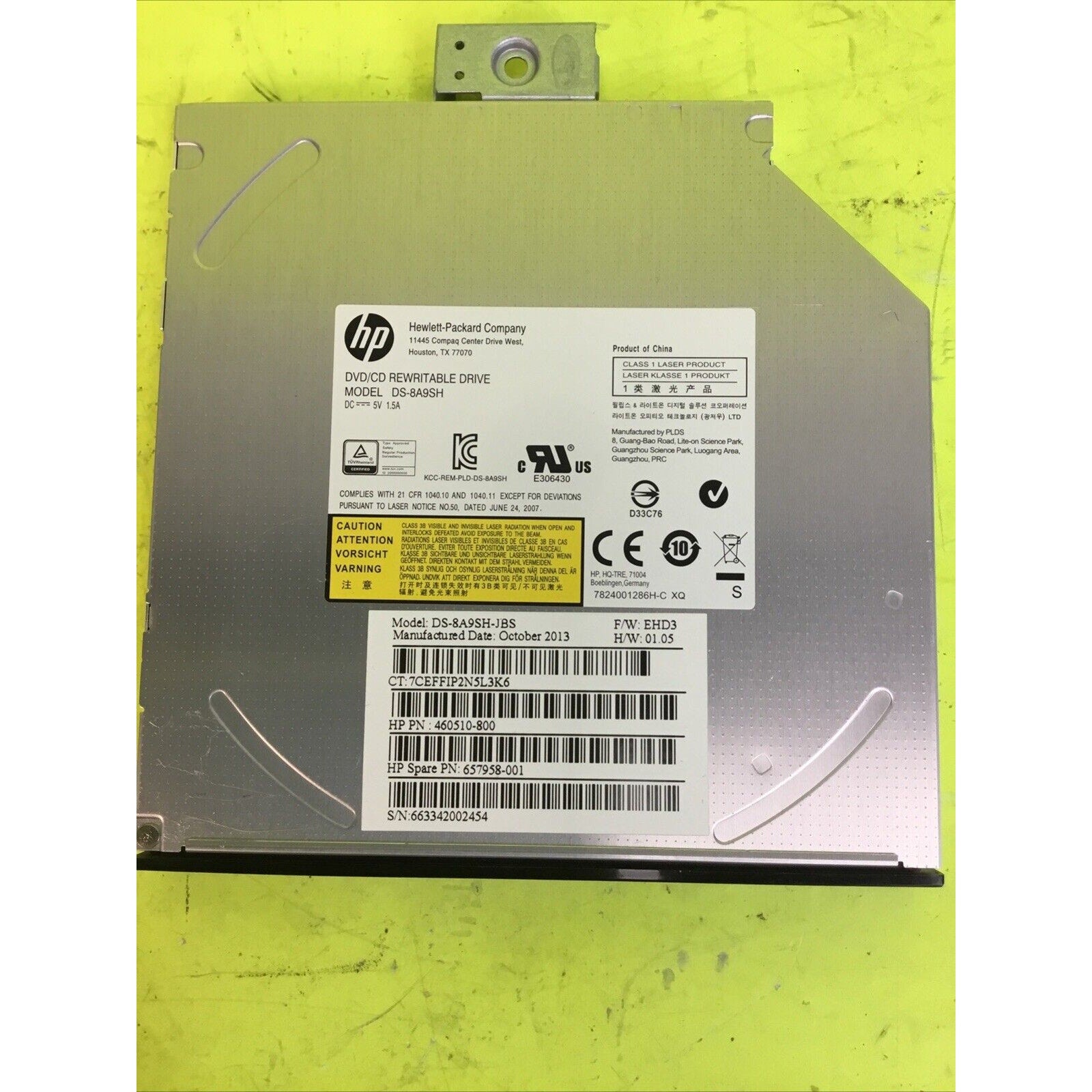 DS-8A9SH-JBS Multi DVD/CD-RW Rewritable Drive