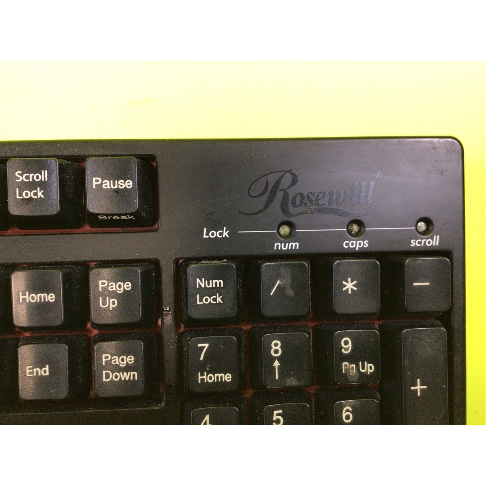 Rosewill RK-9000V2 BR Mechanical Keyboard FOR PARTS or REPAIR