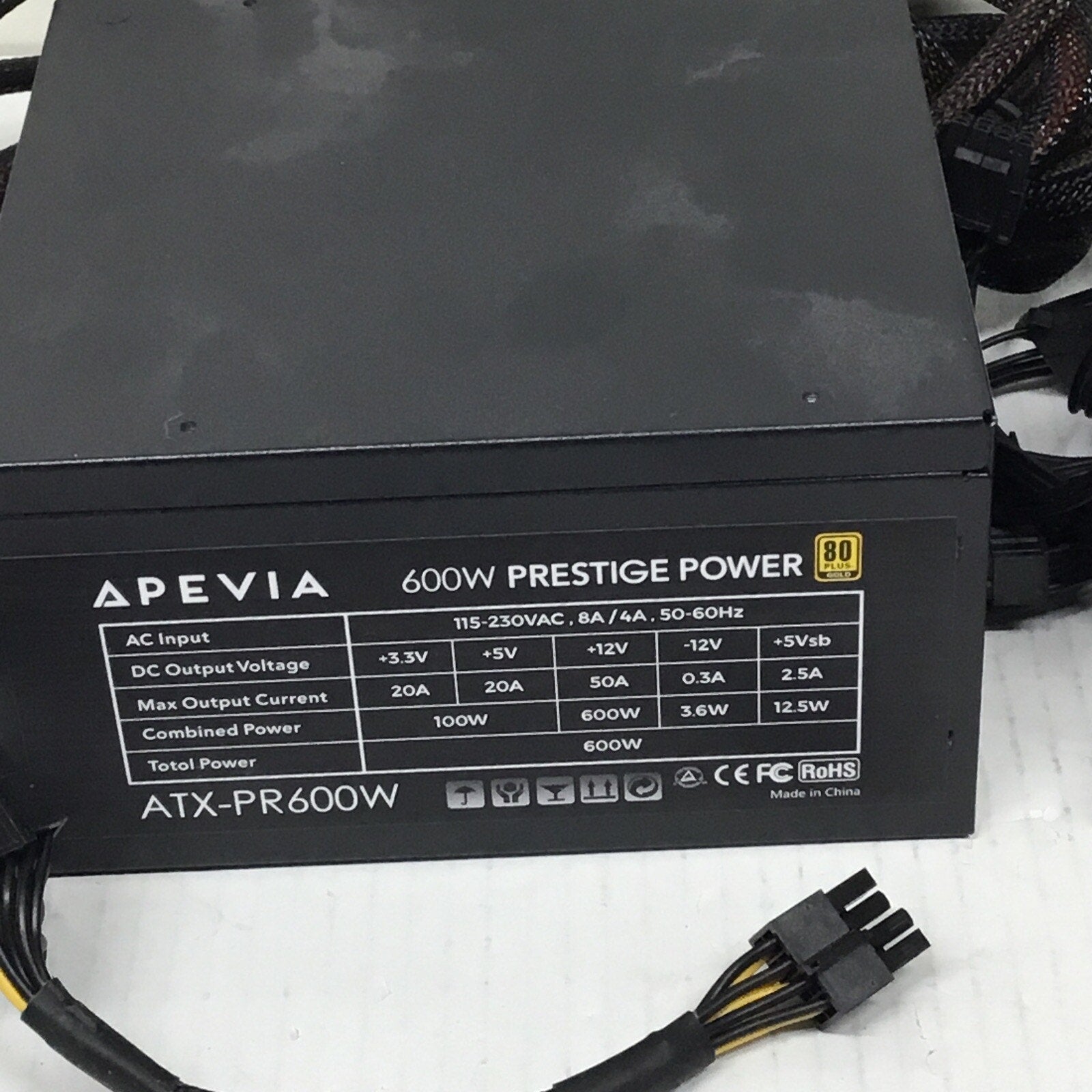 For Parts APEVIA 500W & 600W Power Supplies Raptor500W & ATX-PR600W