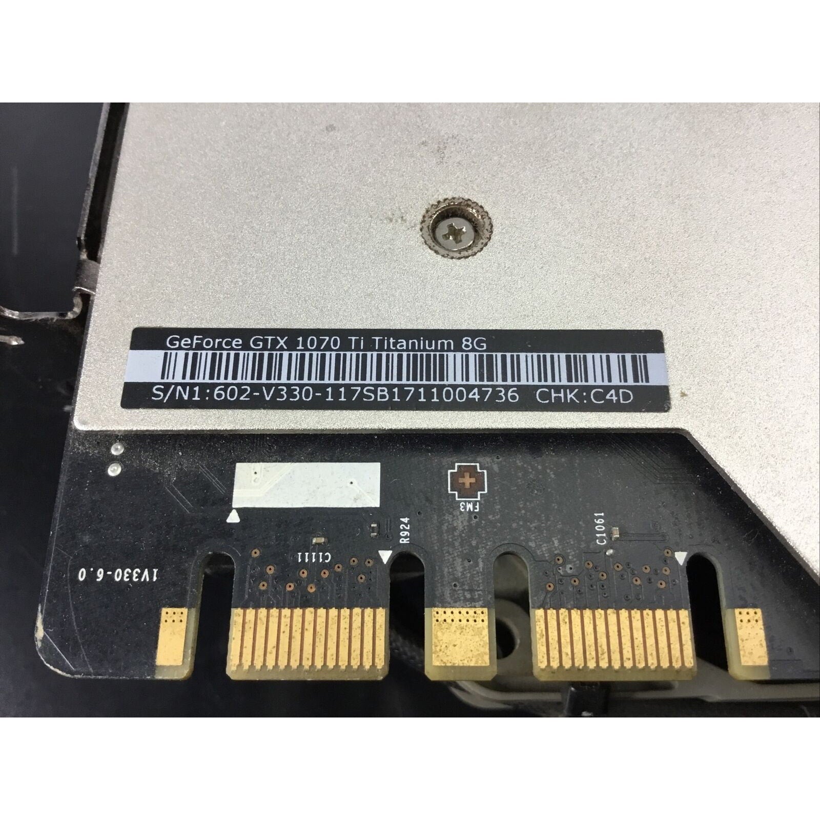 MSI GeForce GTX 1070 TI Titanium 8 GB Graphic Card CUSTOM FAN SHROUD