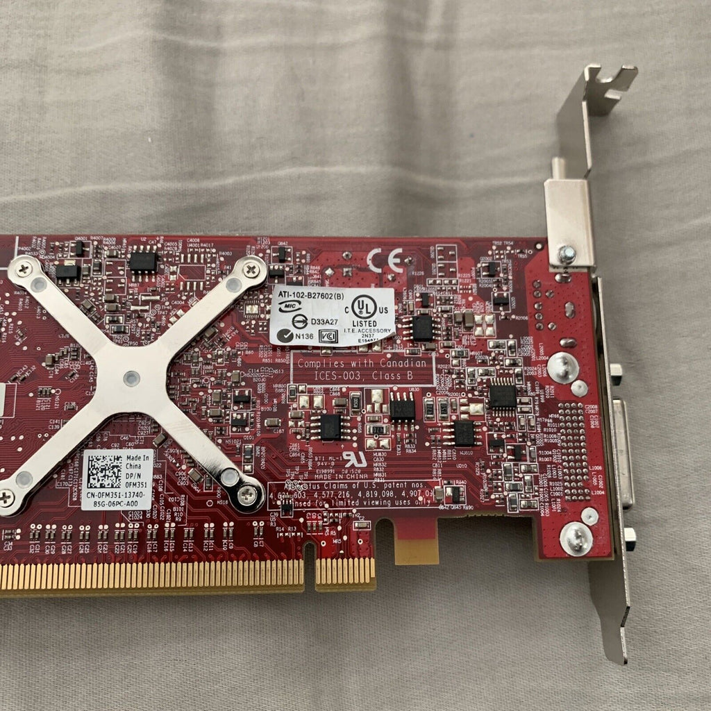 Dell ATI Radeon HD2400XT 256MB PCIe Video Graphics Card 102-B2760701 0FM351