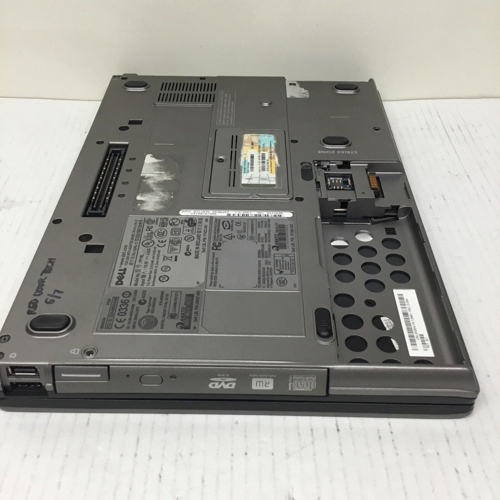 Dell Latitude D630 14" Laptop Intel Centrino Duo No HDD No Battery For Parts