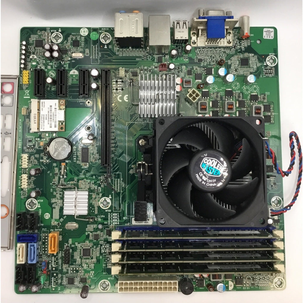 HP RS880 620887-001 Motherboard w/ AMD Phenom II X4 945 T 3.0GHz - 8GB Memory