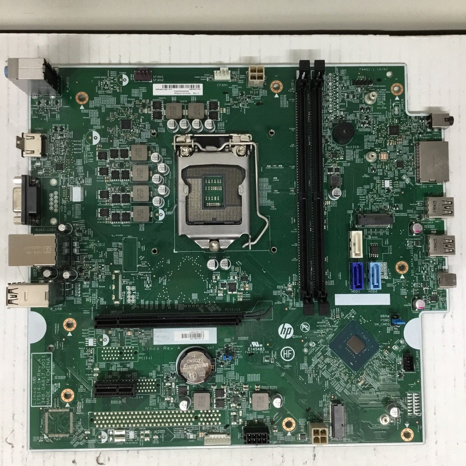 HP 942012-001 Pavilion 590 LGA 1151 DDR4 Desktop Motherboard