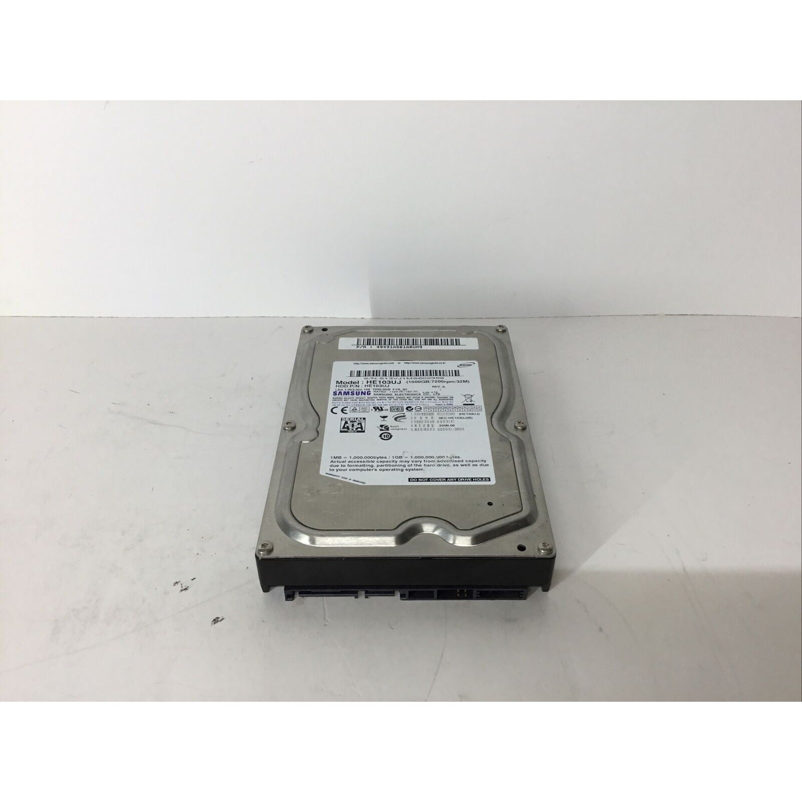 Samsung SpinPoint HE103UJ 3.5 inch Hard Drive 1TB SATA 7200rpm 32M HDD