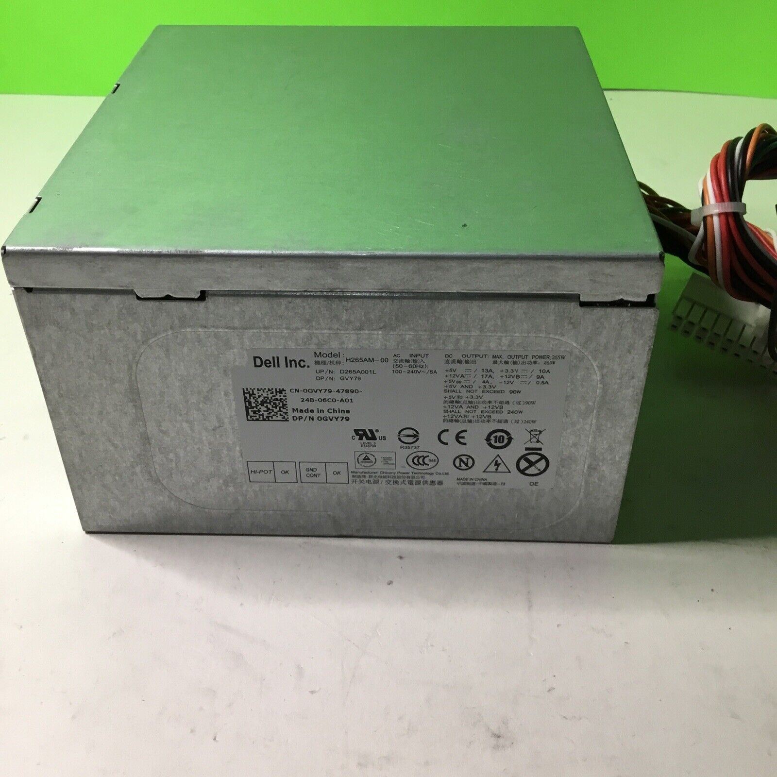 Dell H265AM-00 Power Supply 265W