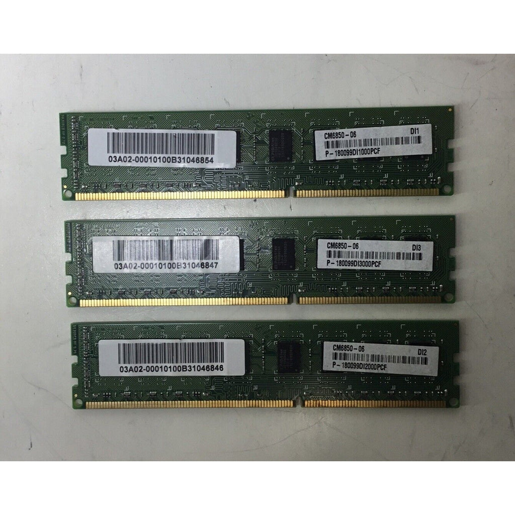 ADATA 12GB (3x4GB) EL63I1C1624ZV 2RX8 PC3-10600U-999 CM6850-06