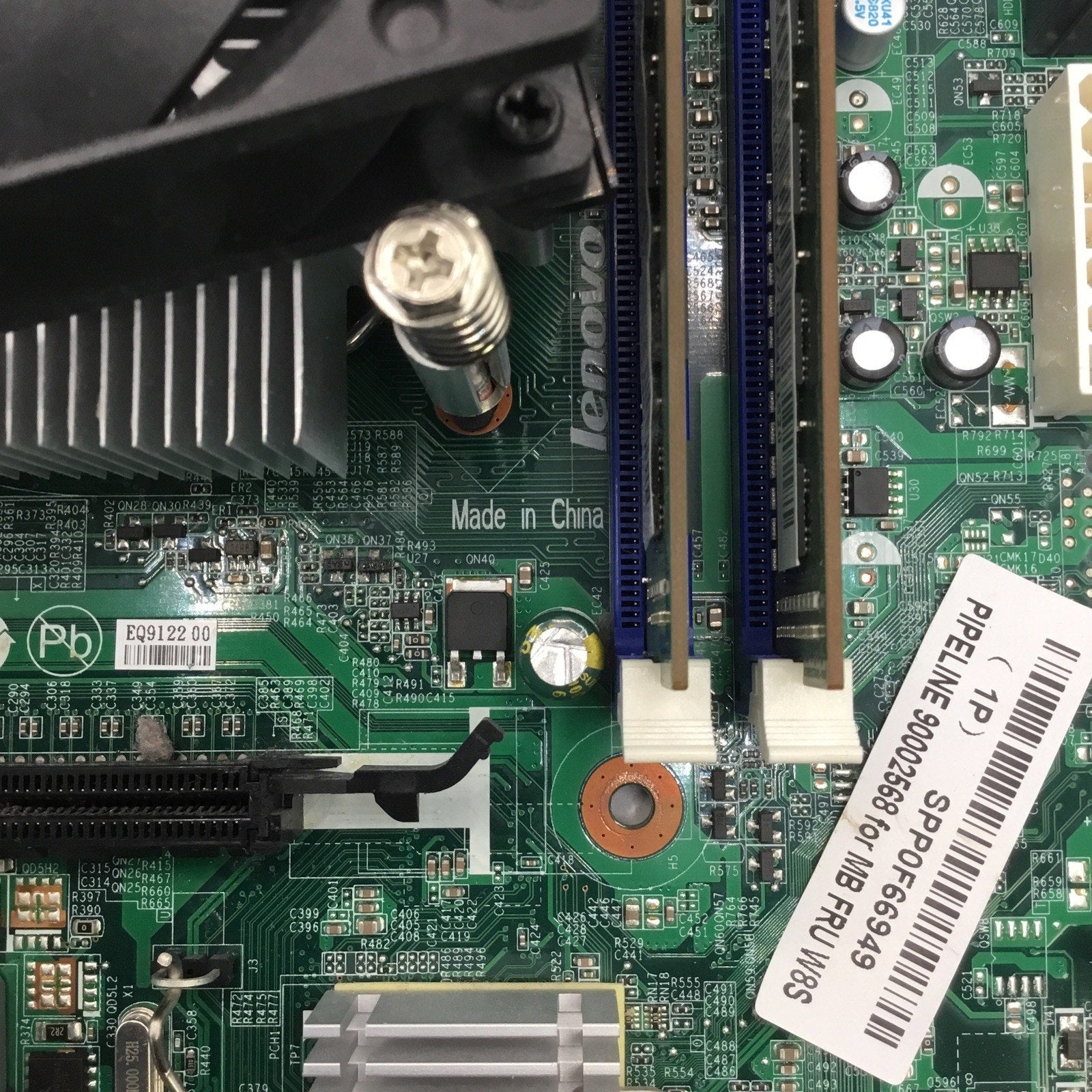 Lenovo H50-50 Motherboard 90002568 + Intel i3-4170/ Heatsink & fan/ 12 GB RAM