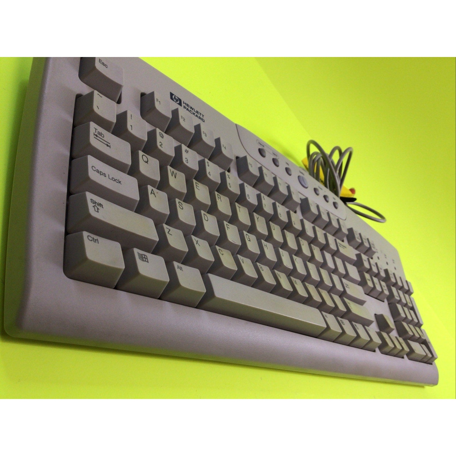 Vintage Hewlett Packard PS/2 Keyboard Model 5129 P/N 5183-7399