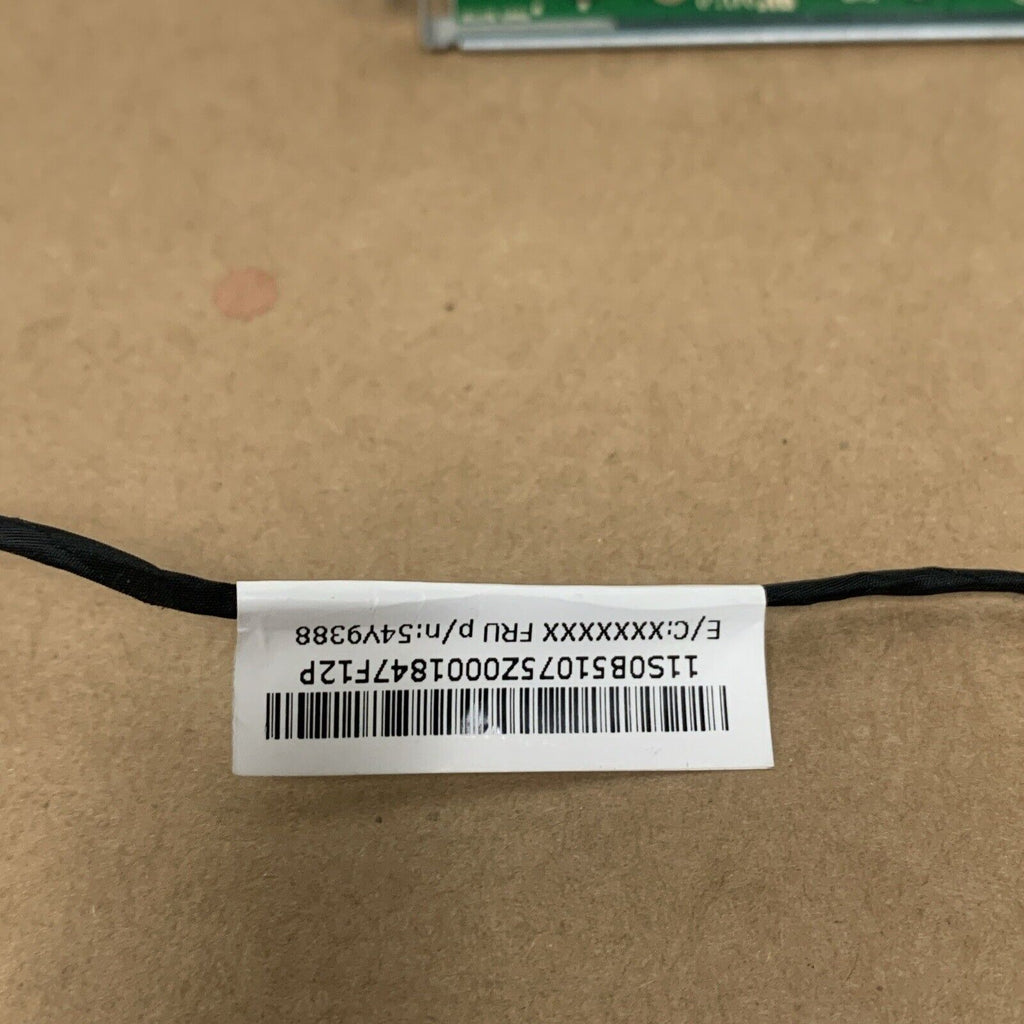 Lenovo ThinkCentre M93z All-In-One PC Button Board W/Bracket & Cable 54Y9388