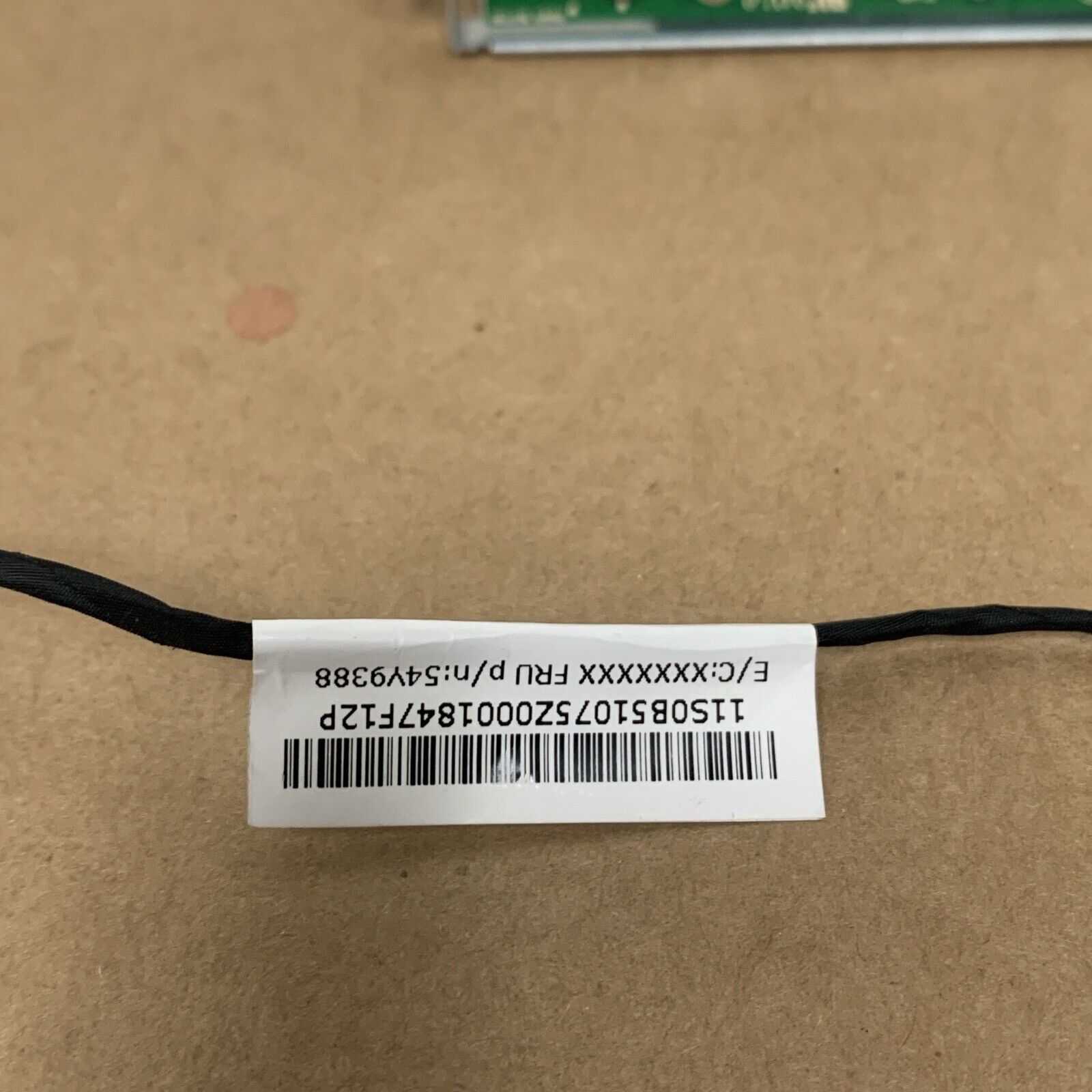 Lenovo ThinkCentre M93z All-In-One PC Button Board W/Bracket & Cable 54Y9388