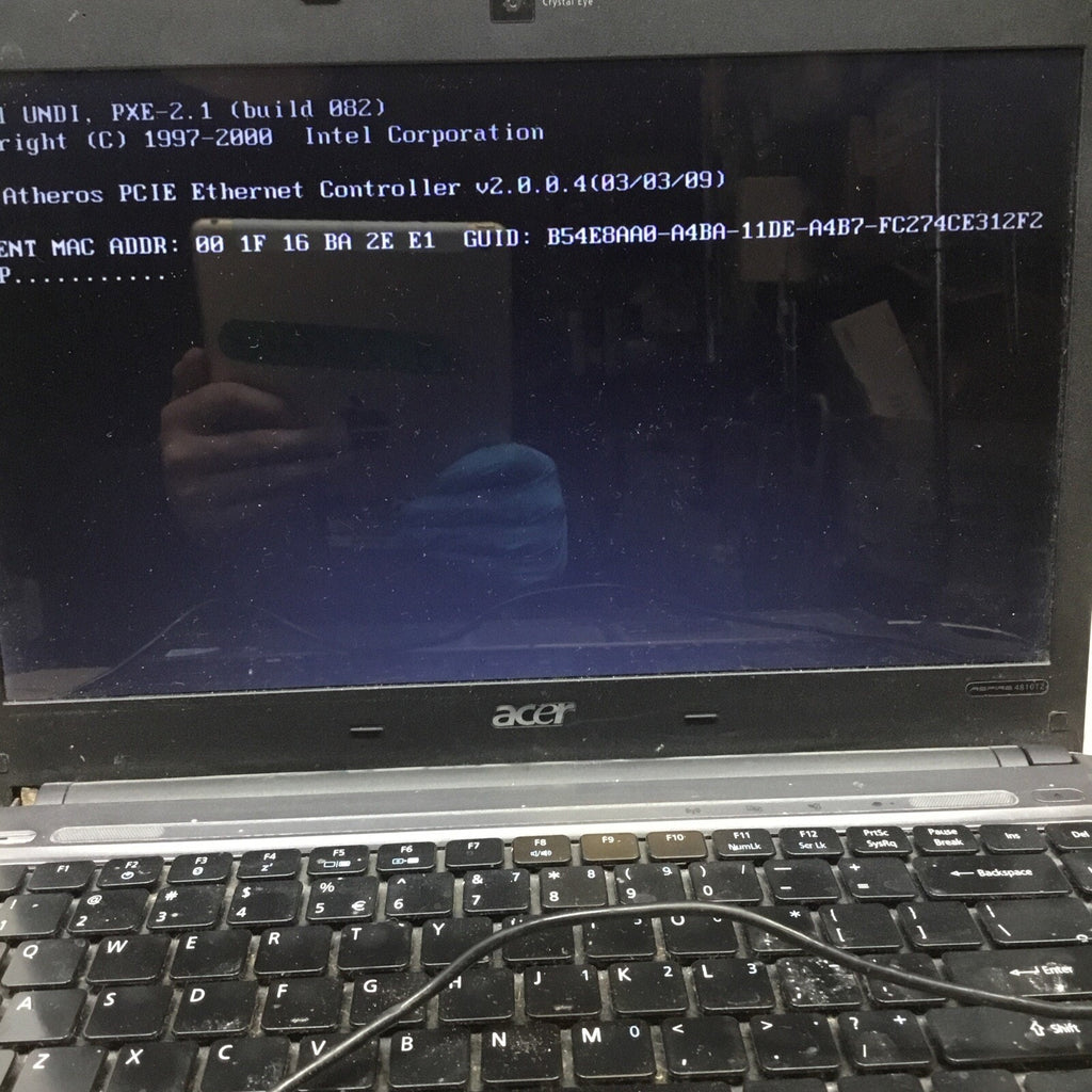 Acer Aspire 4810T Intel CPU U4100 4GB RAM No HDD No Adapter Read Desc