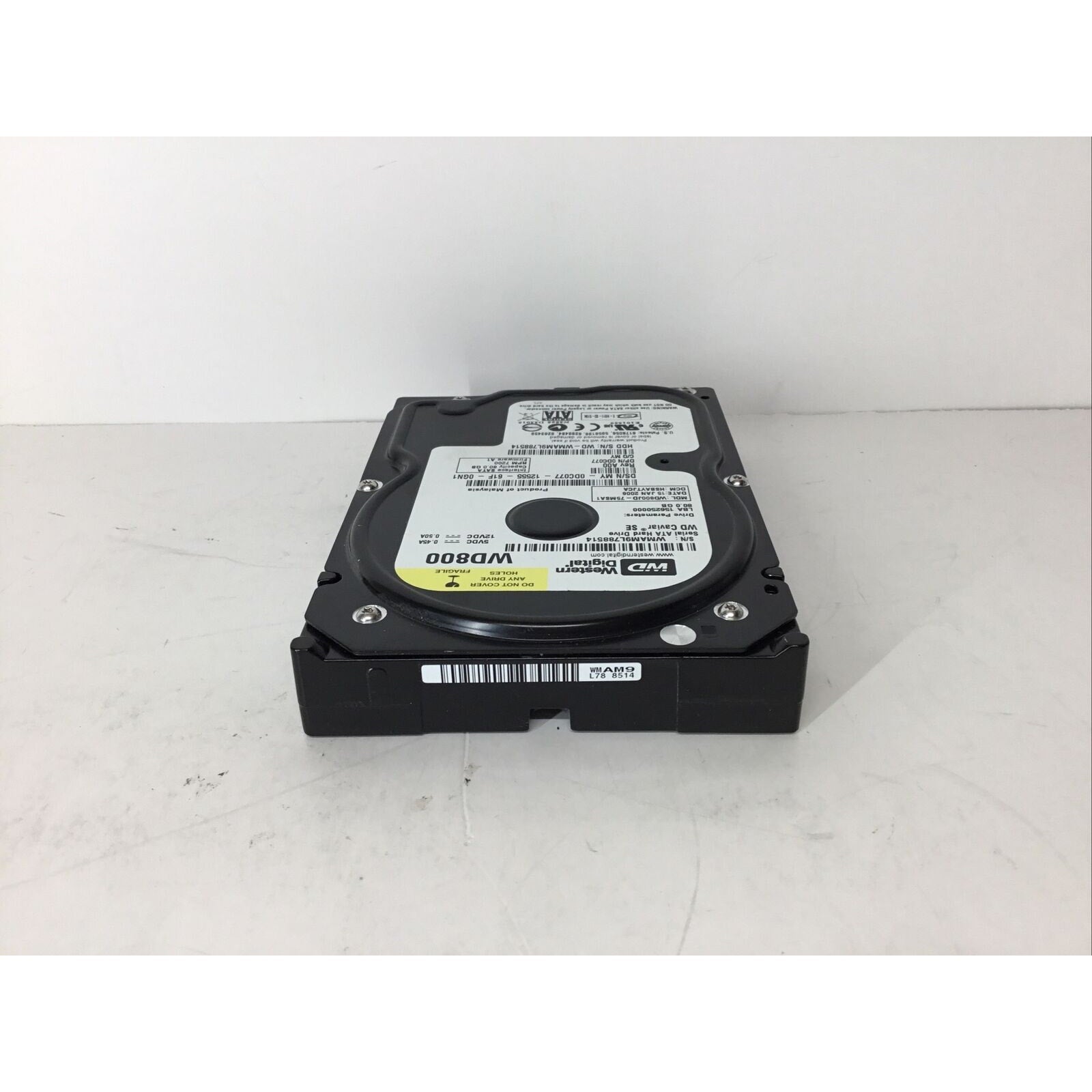 Western Digital WD Caviar SE SATA Dell DC077 7200RPM 80 GB Hard Drive WD800JD