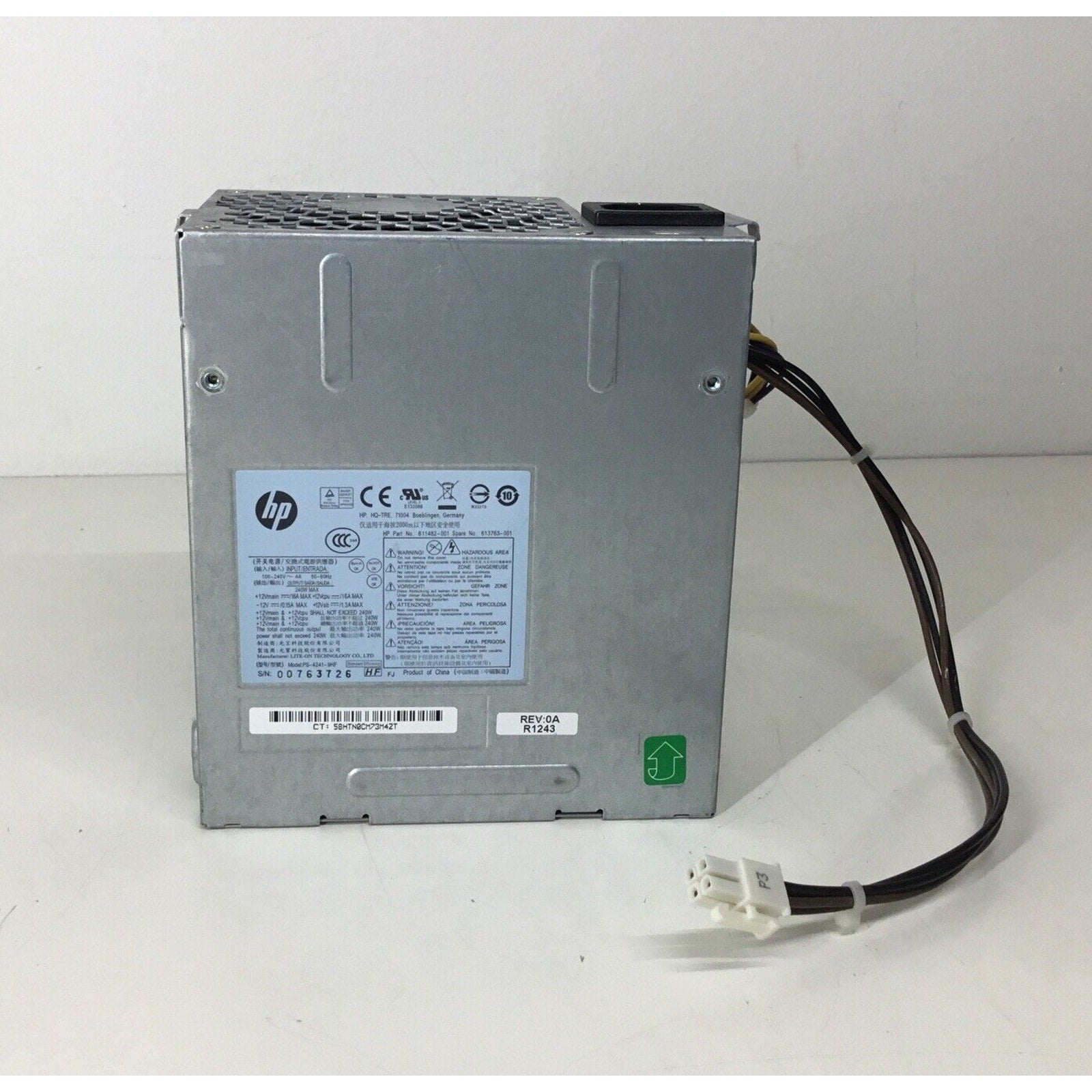 HP Power Supply PS-4241-9HF 613763-001 611482-001 240W