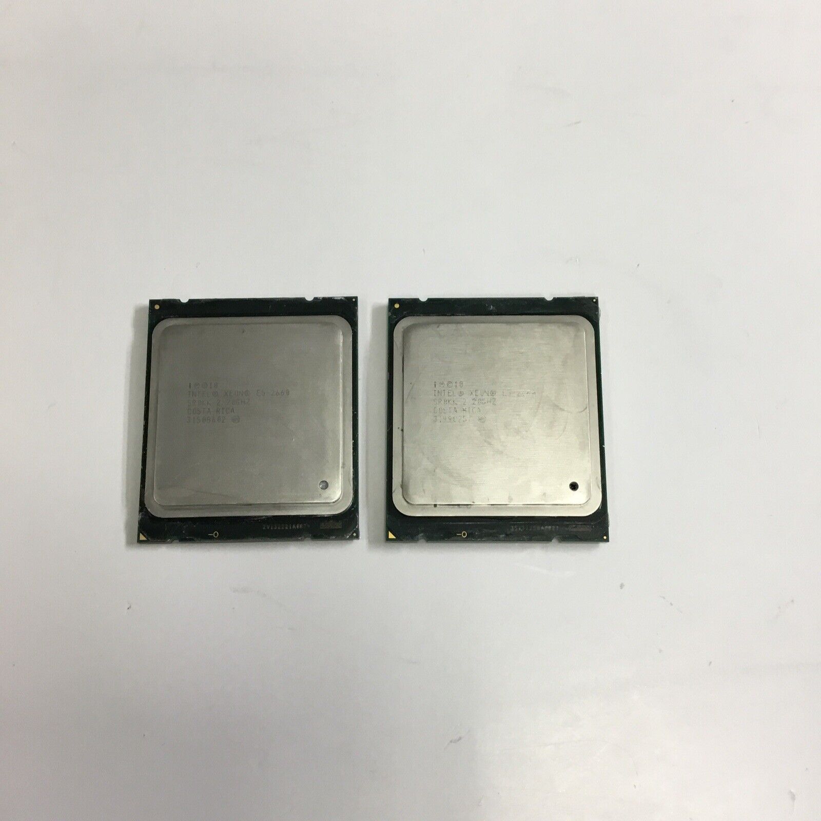 2x Intel Xeon E5-2660 2.20GHz 20MB Cache 8 GT/s 8-Core SR0KK - TESTED