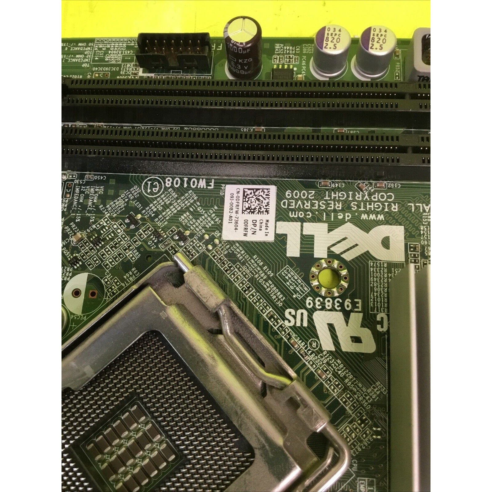 Genuine Dell Optiplex 780 USFF System Motherboard LGA 775 DFRFW 0DFRFW