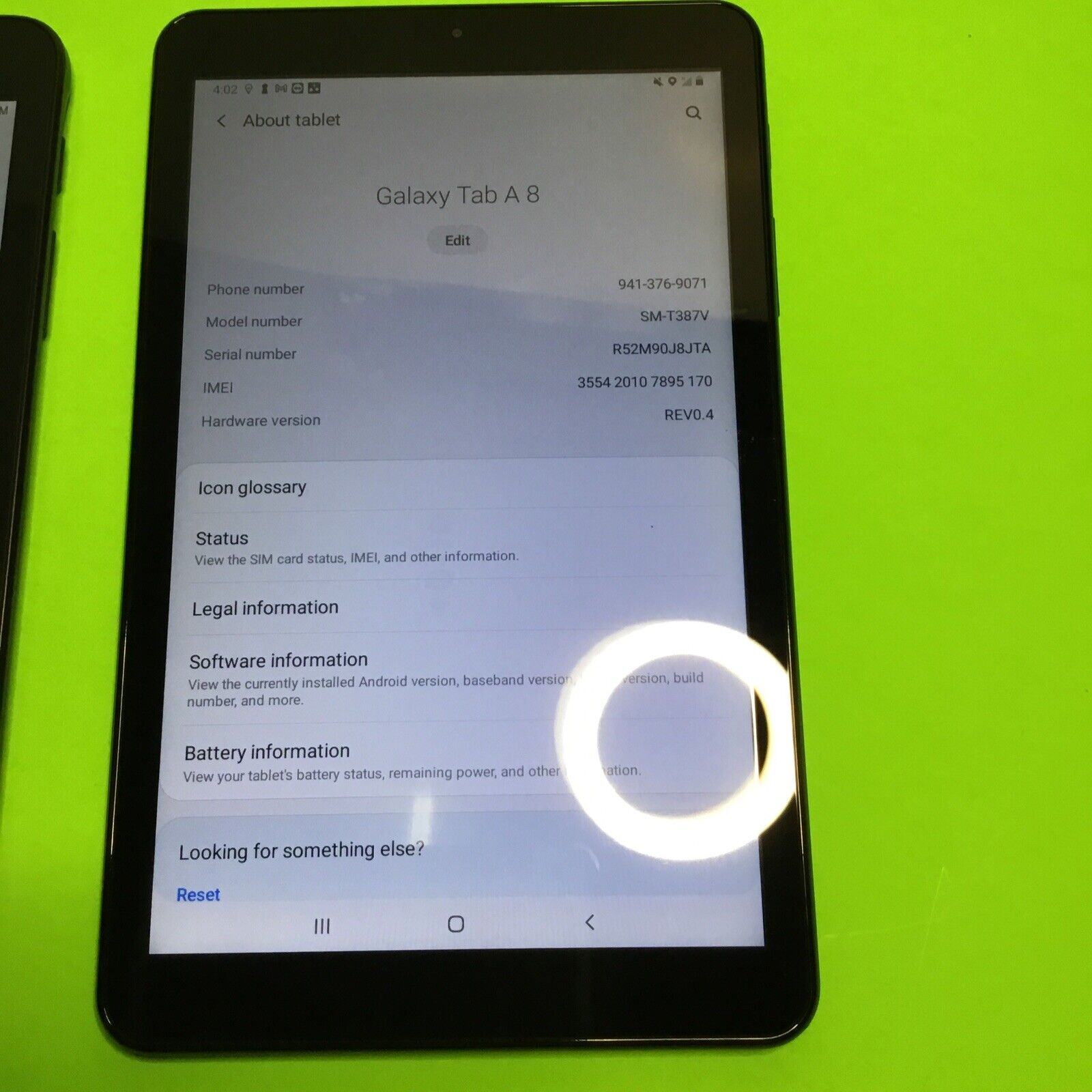 Lot of 3x Samsung Galaxy Tab SM-T377V and SM-T387V FOR PARTS ONLY