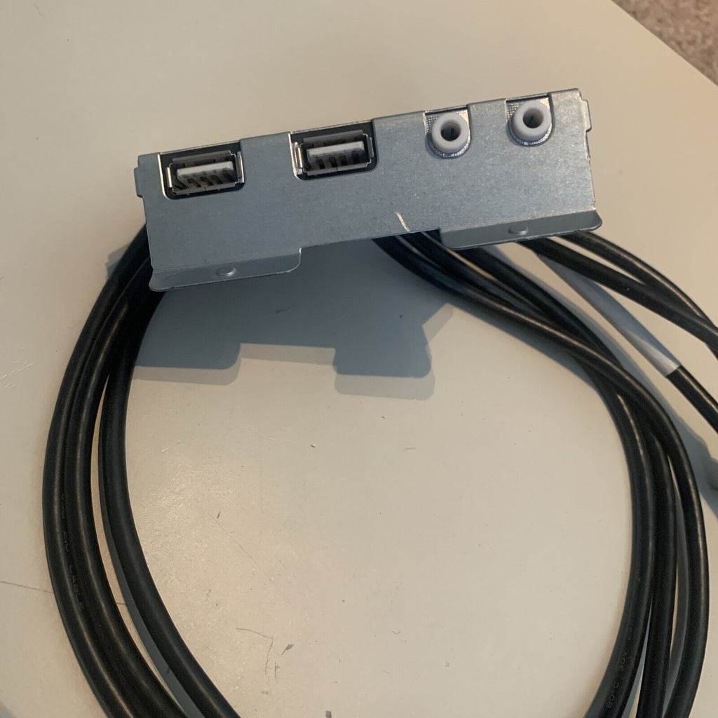 DELL STUDIO XPS 8000 TOP USB AUDIO PORT I/O PANEL W/ CABLE Y514R 5G44F 1B231H400