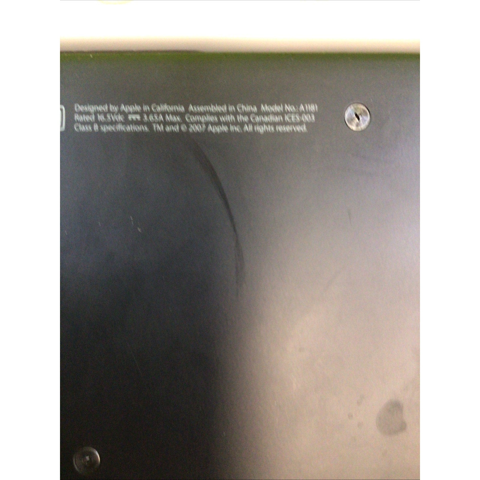 Lot of 2x MacBook A1186 FOR PARTS or REPAIR