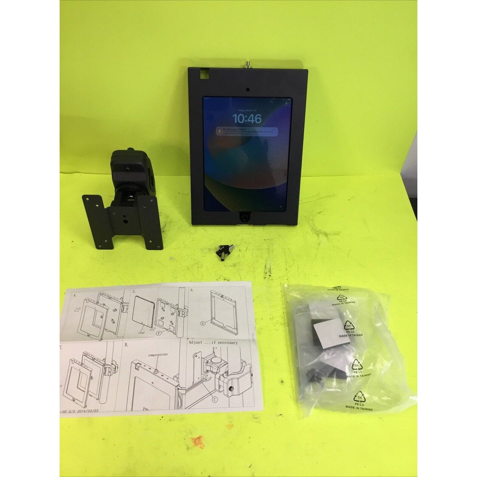 MonMount iPad Mounting Bracket with iPad 6th Gen Bundle