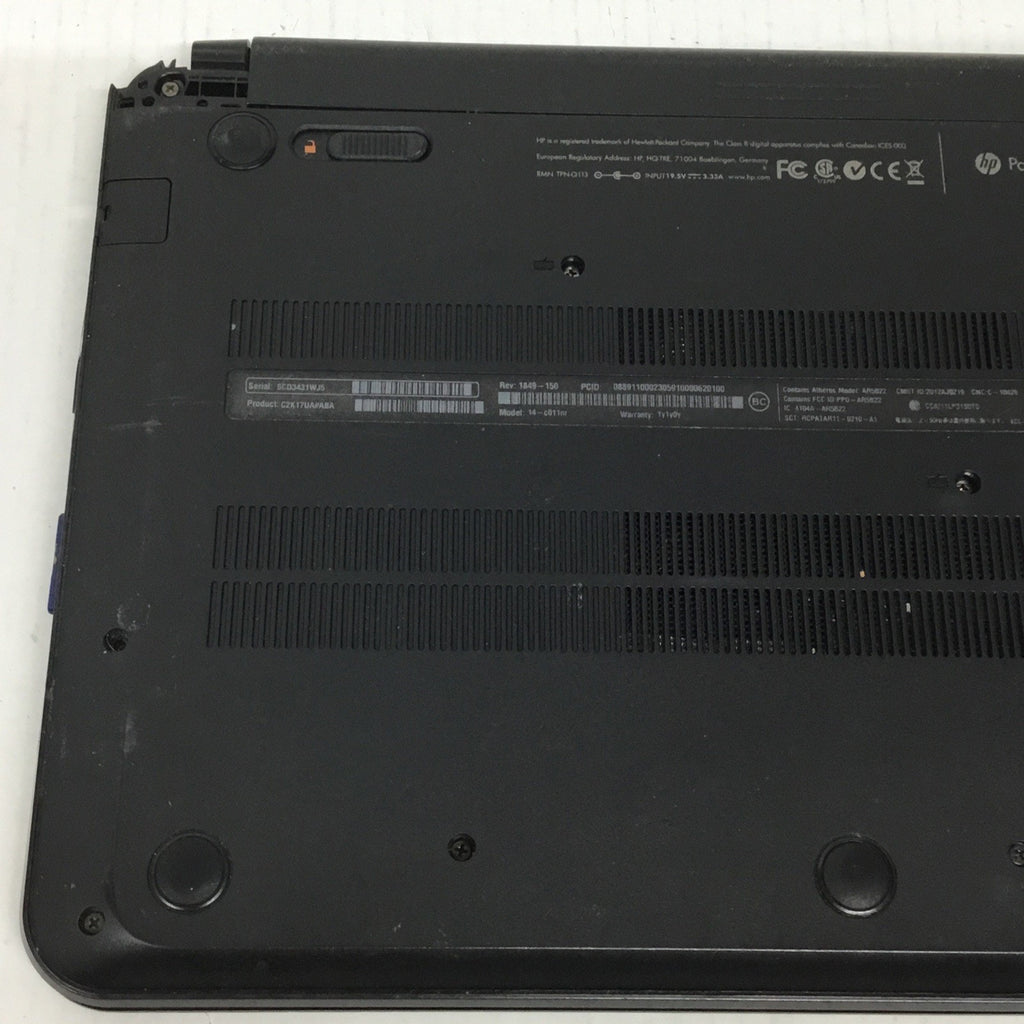 For Parts HP Pavilion Chromebook 14-C011nr 14" Chromebook READ DESC