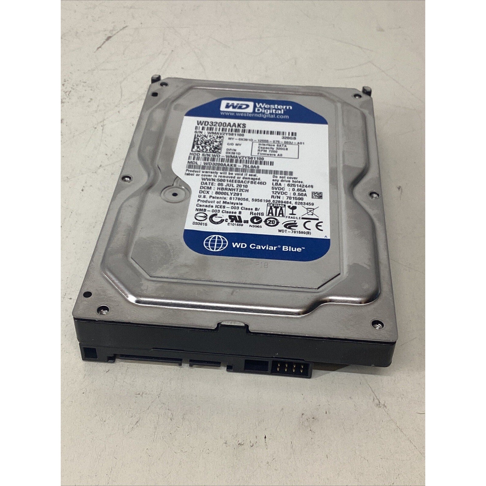 Western Digital Caviar Blue WD3200AAKS 320 GB SATA II 3.5" Hard Drive