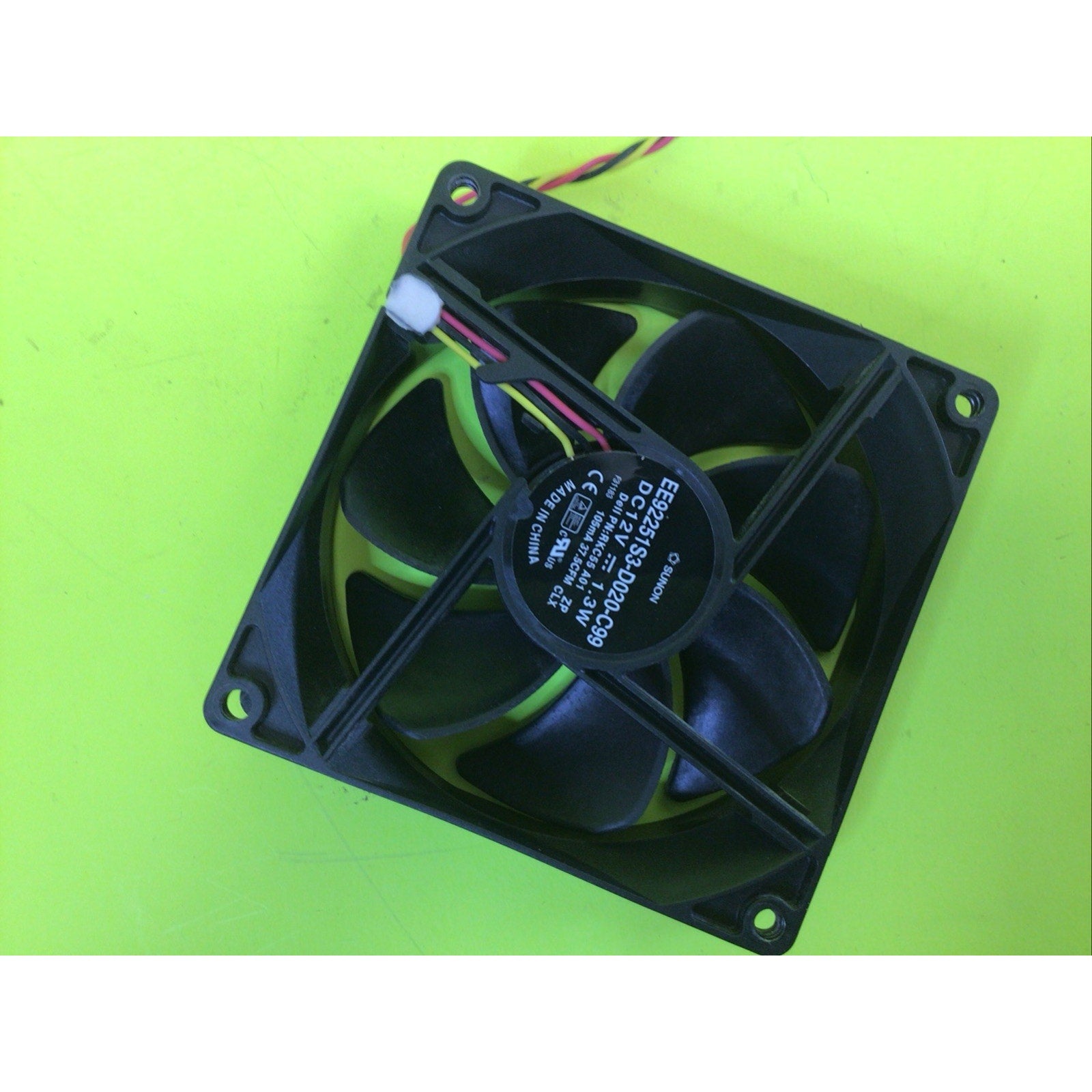 Sunon EE92251S3-D020-C99 DC 12V 1.26W 3 Pin Cooling Fan